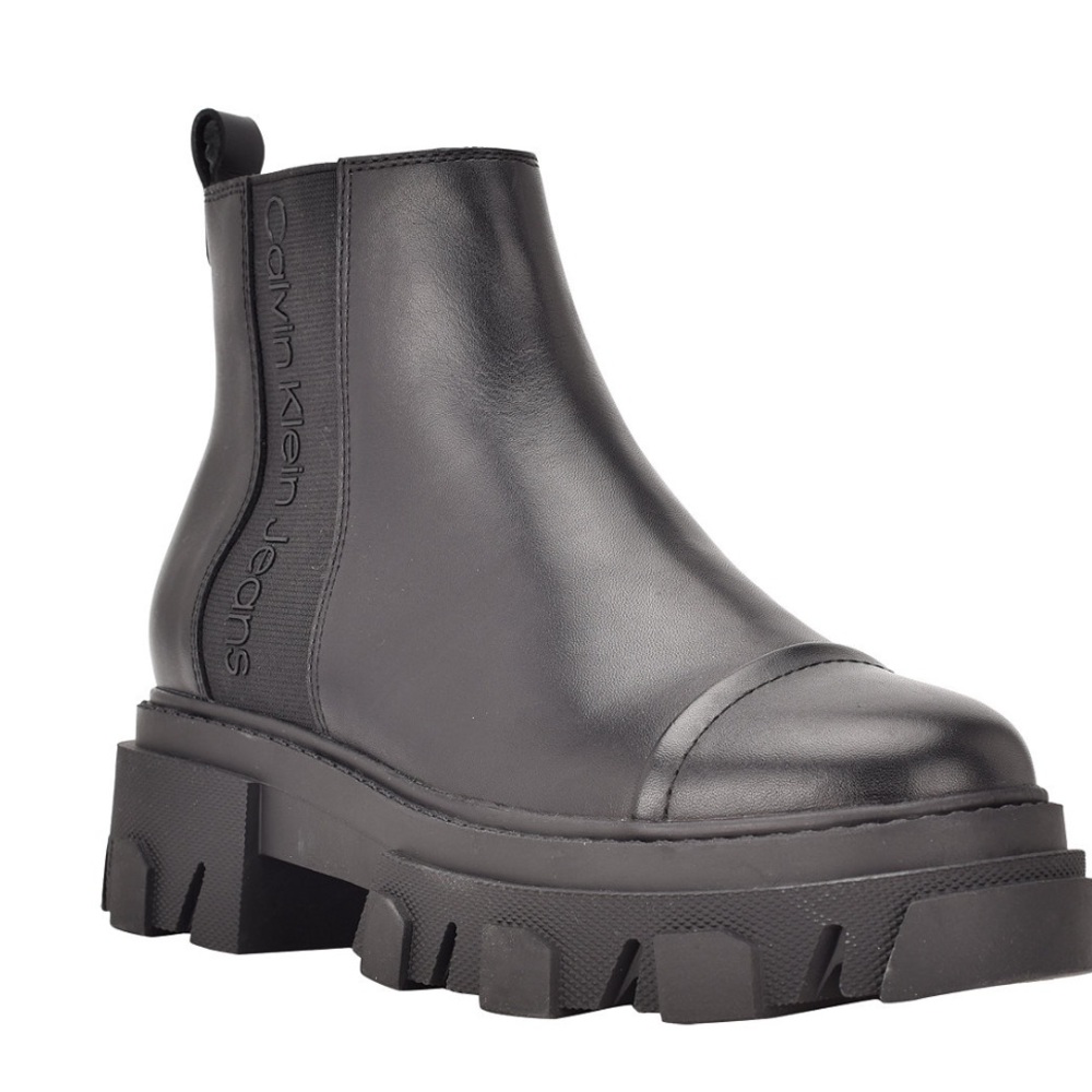Calvin Klein Lorine Chelsea Lug Sole Bootie